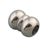 Round Stainless Steel Magnetic Clasp, 304 Stainless Steel, DIY original color 