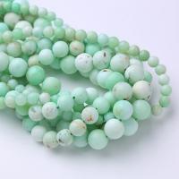 Opal Beads, Green Opal, Round, DIY green 