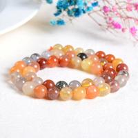 Gemstone Necklaces, Fukurokuju, Round, polished, fashion jewelry & for woman, mixed colors, 8mm Approx 38 cm 