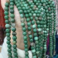 Jade africain, Rond, DIY & normes différentes pour le choix, vert Environ 38 cm, Vendu par brin