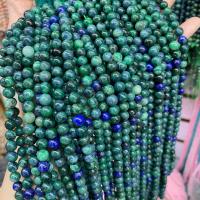 Jaspis Stein Perlen, Lapislazuli Phönix, rund, DIY & verschiedene Größen vorhanden, grün, verkauft von Strang