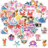 Decorative Stickers, Soft PVC, printing, mixed pattern & DIY & waterproof, Individual about 3-6cm, Approx [