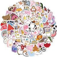Decorative Stickers, Soft PVC, printing, mixed pattern & DIY & waterproof, Individual about 3-5cm, Approx 