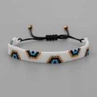 Glass Seed Beads Bracelets, Seedbead, Adjustable & fashion jewelry & for woman Approx 21 cm [