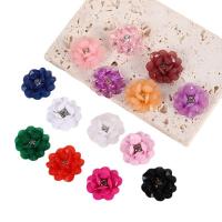 Hair Barrette Finding, Crystal, with Zinc Alloy, random style & DIY & mixed, 31mm 