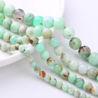 Einzelne Edelstein Perlen, Australien Jade, rund, DIY & verschiedene Größen vorhanden, grün, verkauft von Strang[