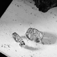 Цирконий Micro Pave Латунь палец кольцо, с кубический цирконий, Другое покрытие, ювелирные изделия моды & Мужская, не содержит никель, свинец, продается PC[