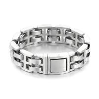 Stainless Steel Chain Bracelets, 316L Stainless Steel, fashion jewelry & for man, 21mm Approx 9.06 Inch [