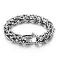 Stainless Steel Chain Bracelets, 316L Stainless Steel, fashion jewelry & for man, 12mm Approx 8.66 Inch [