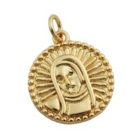 Brass Jewelry Pendants, gold color plated, fashion jewelry & Unisex, golden Approx 3mm [