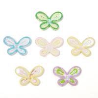 Enamel Acrylic Beads, Butterfly, DIY Approx 2mm 