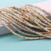 Single Gemstone Beads, Koreite, Flat Round, DIY light blue Approx 38 cm [