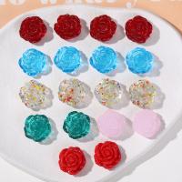 Blume Murano Perlen, Lampwork, Rose, DIY, keine, 18x18mm, verkauft von PC[