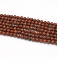 Sésame jaspe perle, Rond, DIY & normes différentes pour le choix, rouge Environ 38 cm, Vendu par brin