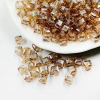 Cubic Crystal Beads, Square, DIY 8mm, Approx 