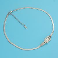 Stainless Steel Jewelry Necklace, 304 Stainless Steel, with 5CM extender chain, polished, Adjustable & for woman Approx 35 cm 