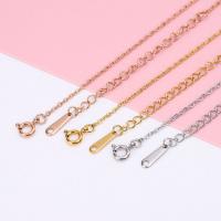 Stainless Steel Chain Necklace, 304 Stainless Steel, fashion jewelry 