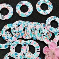 Synthetic Turquoise Beads, Round, DIY, multi-colored Inner Approx 16mm, Approx 