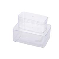 Storage Box, Polystyrene, Rectangle clear 