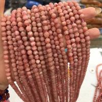 Perles rhodonites, Rhodochrosite, Argentine, Rond, DIY & normes différentes pour le choix, rose Environ 38 cm, Vendu par brin
