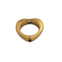 Perlas de aleación de zinc marco, Corazón, chapado en color dorado, Joyería & Bricolaje, dorado, 12x13mm, agujero:aproximado 1mm, Vendido por UD