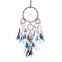 Fashion Dream Catcher, Feather, with Linen & Wood & Iron, handmade, for home and office mixed colors, 700mm 