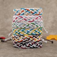 Friendship Bracelets, Wax Cord, Shell, fashion jewelry & Unisex Bracelet minimum about 14 cm, can be adjusted to 21 cm 
