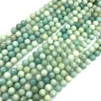 Perles amazonite, Rond, poli, DIY & normes différentes pour le choix & facettes Environ 38 cm, Vendu par brin