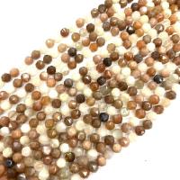 Mondstein Perlen, rund, poliert, DIY & facettierte, 8mm, Länge:ca. 38 cm, ca. 47PCs/Strang, verkauft von Strang