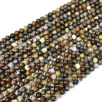 Single Gemstone Beads, Pietersite, Round, polished, DIY Grade B Approx 38 cm 