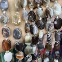 Natürliche Botswana Achat Perlen, DIY & facettierte, gemischte Farben, 12x16mm, Länge:ca. 38 cm, verkauft von Strang