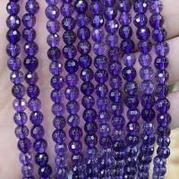 Perles améthystes Naturelles, améthyste, Rond, DIY & normes différentes pour le choix & facettes, violet Environ 38 cm, Vendu par brin