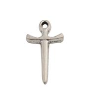 Zinc Alloy Cross Pendants, fashion jewelry & Unisex Approx 2mm 