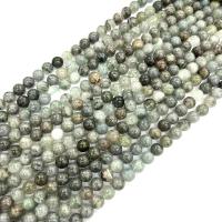 Perles en Quartz de fantôme, quartz fantôme, Rond, poli, DIY & normes différentes pour le choix, grade B Environ 38 cm, Vendu par brin