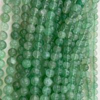Perles nature de couleur Mix, Strawberry Quartz, Rond, DIY & normes différentes pour le choix, vert Environ 38 cm, Vendu par brin