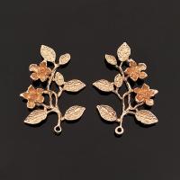 Hair Stick Findings, Zinc Alloy, Leaf, gold color plated, DIY 