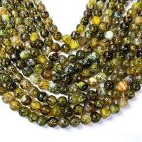 perle en agate de fissure naturelle , Agate fissure, Rond, poli, DIY & normes différentes pour le choix, plus de couleurs à choisir Environ 38 cm, Vendu par brin