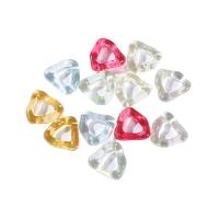 Pendentif bijoux acrylique, triangle, DIY & creux, plus de couleurs à choisir Vendu par sac