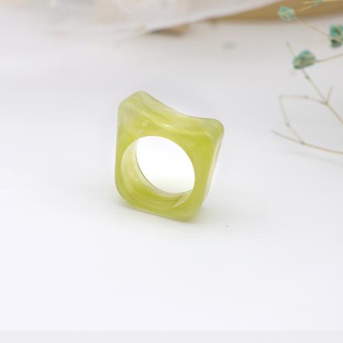 Resin Finger Ring, fashion jewelry & for woman Inner Approx 18mm 