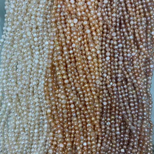 Keshi Cultured Freshwater Pearl Beads, Baroque, DIY 7-8mm Approx 37 cm 
