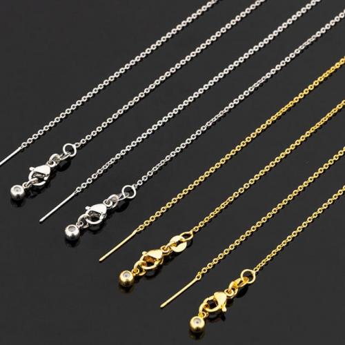 Brass Chain Necklace, fashion jewelry & DIY & for woman cm 
