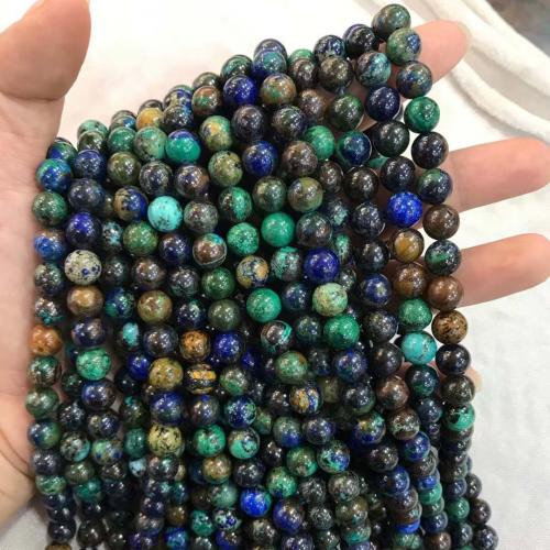Lapis Lazuli Phenix Bead, Round, DIY mixed colors Approx 38 cm 