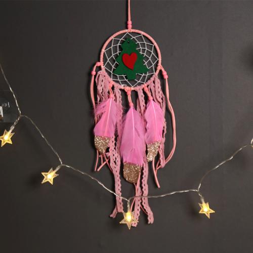 Fashion Dream Catcher, Feather, with Lace & Iron, handmade, for home and office 470mm 