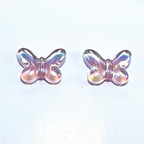 Plating Acrylic Beads, Butterfly, UV plating, DIY Approx 