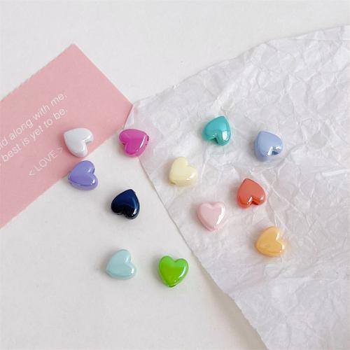 Candy Style Acrylic Beads, Heart, DIY 8mm 