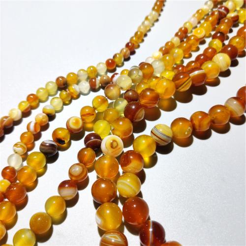 Natural Lace Agate Beads, Round, DIY mixed colors Approx 36-38 cm 