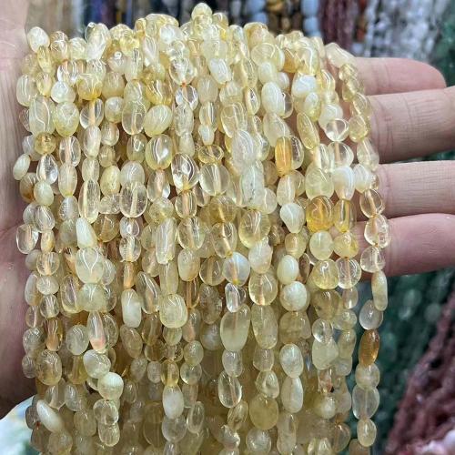 Natural Citrine Beads, Nuggets, DIY, yellow Approx 38 cm 