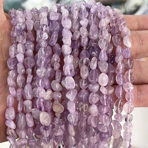 Perles améthystes Naturelles, améthyste, pepite, DIY, violet clair Environ 38 cm, Vendu par brin
