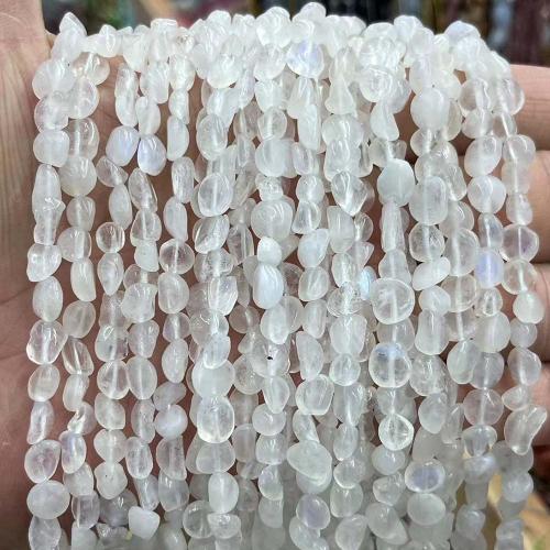 Natural Moonstone Beads, Blue Moonstone, Nuggets, DIY, white Approx 38 cm 