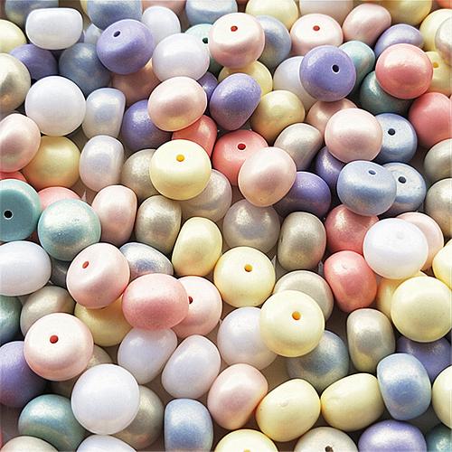 Perles Miracle acryliques, Acrylique, Plat rond, DIY, plus de couleurs à choisir, 10mm, Vendu par sac